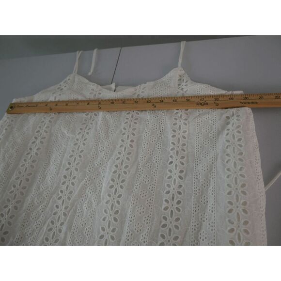 NWT TAHARI Women's 100% Cotton Lace Sundress Midi Dress L - Picture 10 of 12